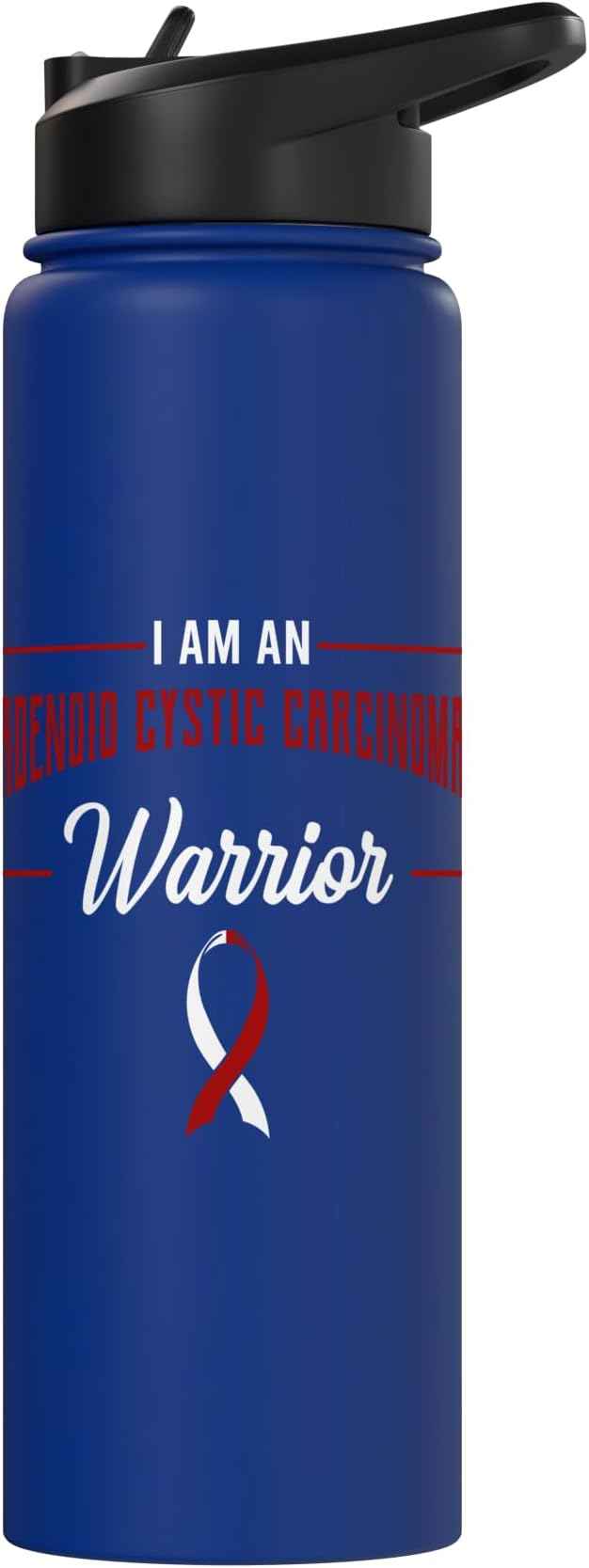 I Am A Warrior Adenoid Cystic Carcinoma ACC Adenoidcystic Stainless Steel Insulated Water Bottle