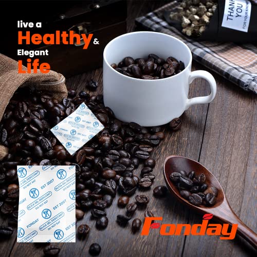 1 Gram 2000 Packets Fonday Food Grade Silica Gel Desiccant Packs (2000 Count)