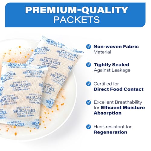 Silica Gel Packets 100g 7 Pack (7 Count)