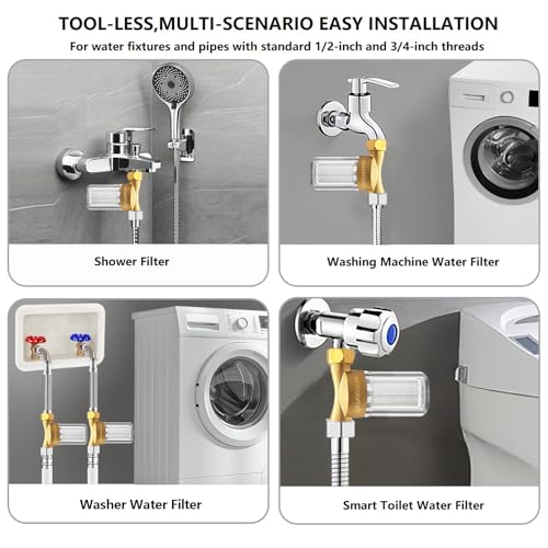 DR03 Reusable Brass Washer Wate Filter