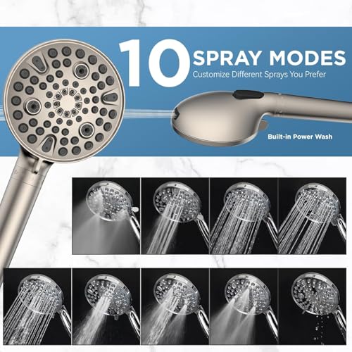 Dual Filtered Rain Shower Head Combo
