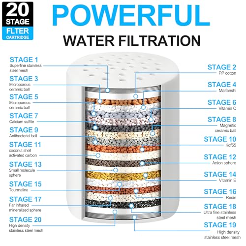 Shower Filter Replacement Cartridge (2 Count)
