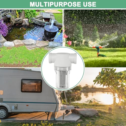 3 Pack Water Pump Strainer with 100 Mesh Stainless Steel Filter Screen