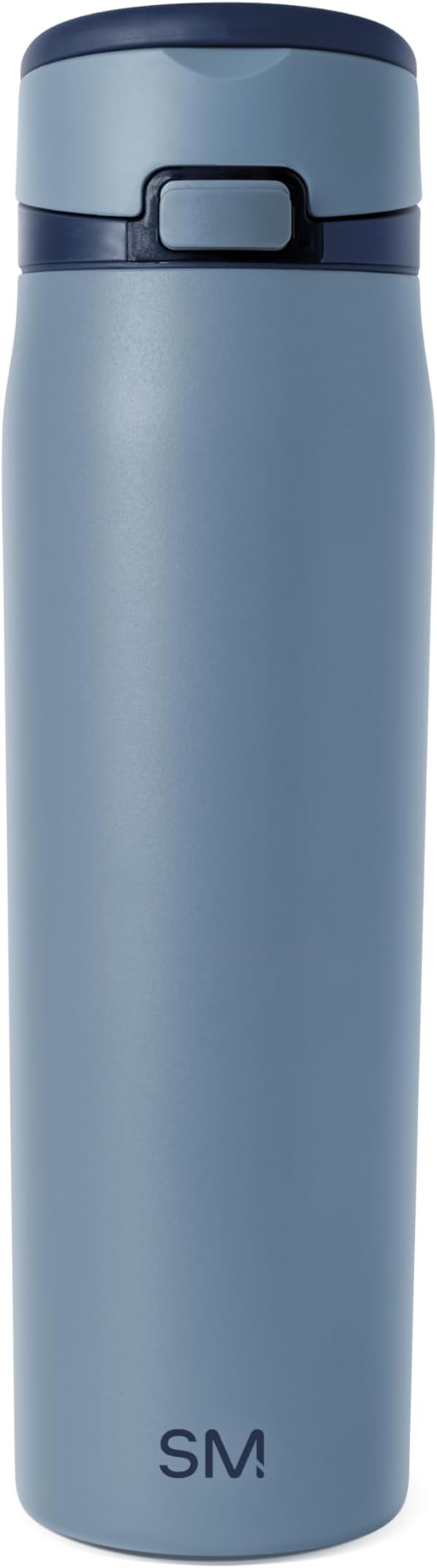 Simple Modern Mesa Loop Water Bottle with Covered Straw and Handle | 30oz Cup Holder Friendly Insulated Stainless Steel Bottles for Travel, Sports and School | Deep Dune