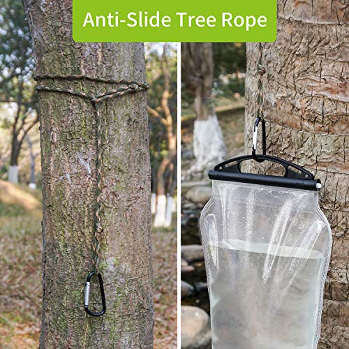 Gravity Water Purifier Straw Fairly Light and Easily Packed. Multi Use for Group Camping and Famliy Emergency Prepardness L605G