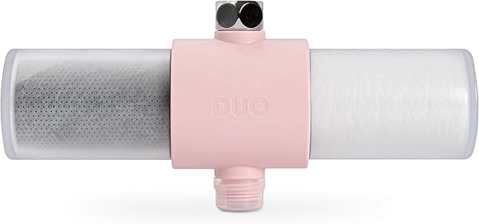 Weddell Duo Shower Filter – NSF Certified Shower Filter for Chlorine Reduction, Lead-Free, Easy Installation, Award-Winning Filter for Healthier Hair & Skin (Pink)