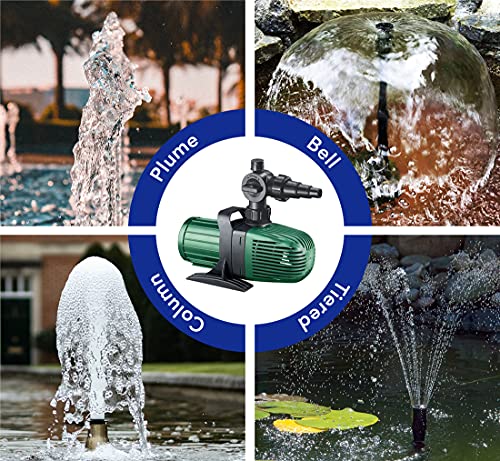 2300 Submersible Pond Pump with Fountain Kit