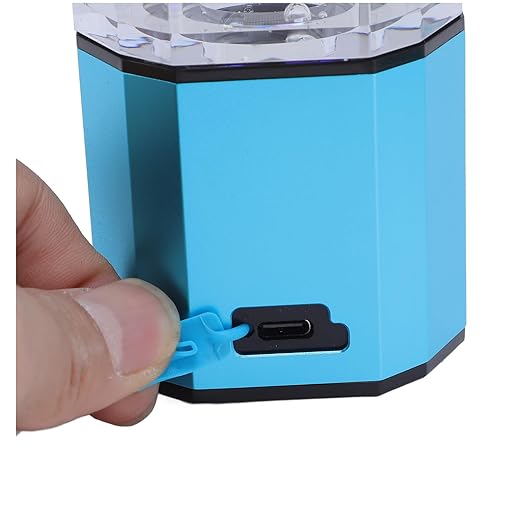New Hydrogen Water Bottle, 300ml PCTG Type C 5V Hydrogen Rich Water Generator Cup for Home Office Outdoor Sports (Blue)