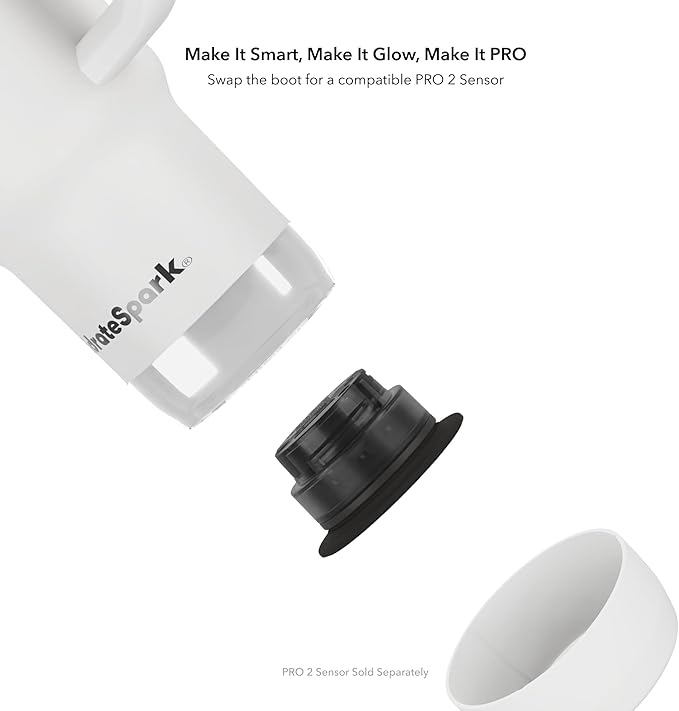 Hidrate Spark PRO 2 30 oz Smart Ready Tumbler with Silicone Boot - White