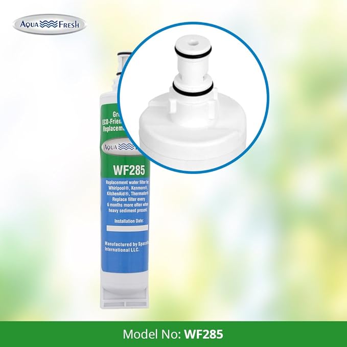 Aqua Fresh 4396508 Refrigerator Water Filter Replacement Compatible with 4396508, 4396510, EDR5RXD1, NLC240V, PNL240V, 4396508p, 4396510p, LC400V, NLC240V,46-9010, Filter 5 (1Pack)