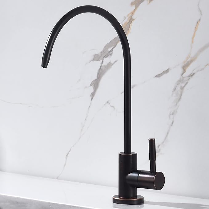 Apaix Drinking Faucet Oil Rubbed Bronze, Kitchen Purifier for Non-Air Gap Reverse Osmosis Water Filter System