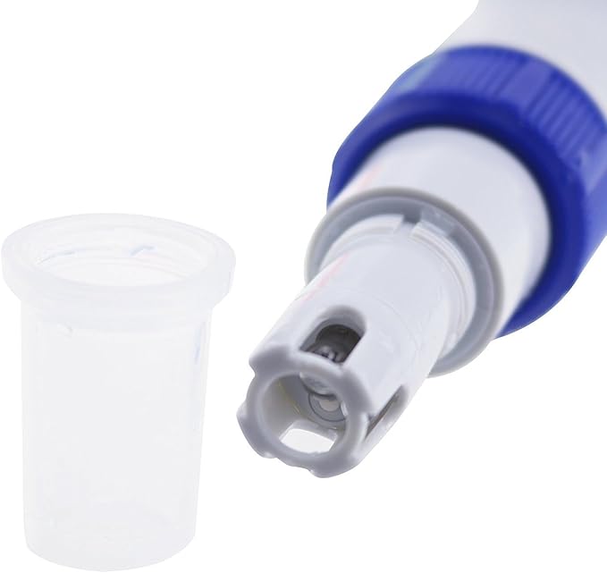 TEKCOPLUS 6-in-1 Water Quality Tester, Waterproof Digital Pen Type Multiparameter Water Tester Combo Pen with pH/ORP/EC/TDS/Salinity/Temperature Testing Kit and Replaceable ORP Probe