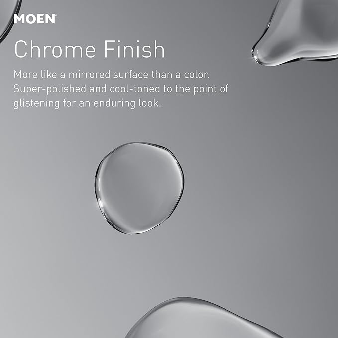 Moen Engage Chrome Magnetix Six-Function 5.5-Inch Wide Handheld Shower Head with Hose and Magnetic Docking System, 26112
