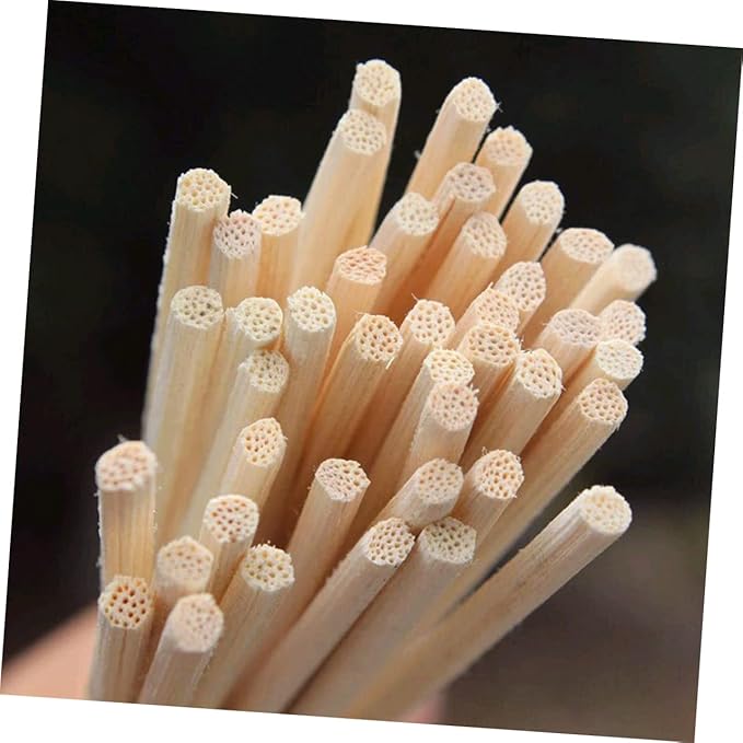 STOBAZA 150pcs Essential Oil Diffusers Sticks Replacement Aroma Diffuser Sticks Natural Rattan Humidifier - AquaVibe