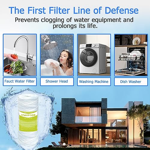 25 Micron Whole House Water Filter Cartridge (4 Count)