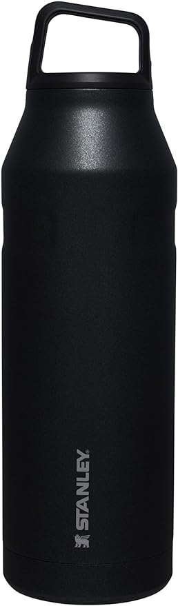Stanley IceFlow Cap and Carry Water Bottle | Wide Mouth Twist Lid | Lightweight & Leakproof for Travel & Sports | Insulated Stainless Steel | BPA-Free