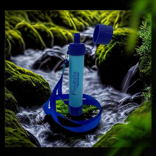 Ultimate Outdoor Water Filter Straw - Portable Emergency Survival Gear for Camping, Hunting, Hiking, Travel and Water Purification Preparedness Personal Filtration Gear (3)