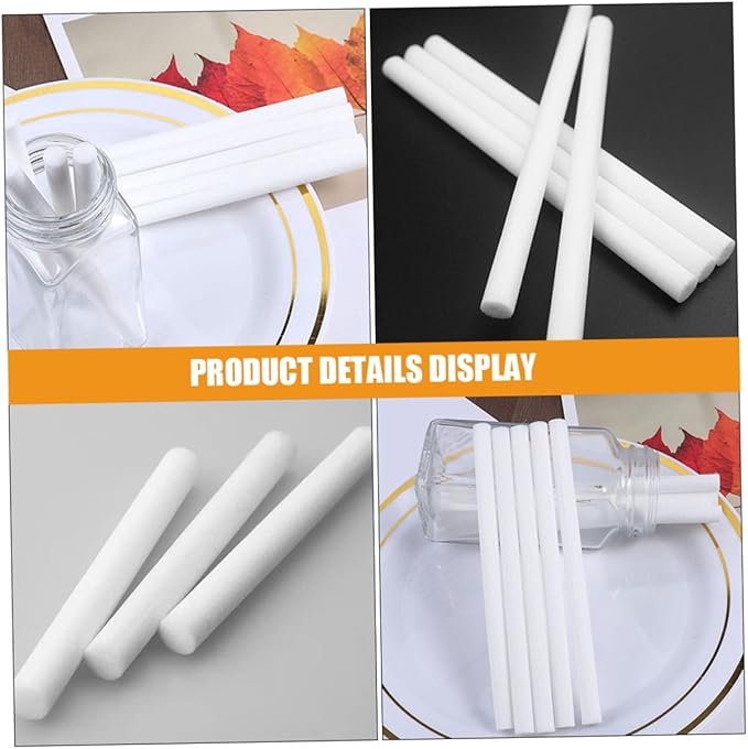50pcs Perfume Diffuser Sticks for Humidifiers and Car Absorbent Replacement Wicks Volatile Fragrance Diffuser Sticks for Lasting - AquaVibe