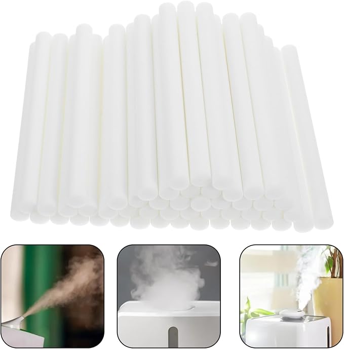 Essential Oil Diffuser Sticks 50pcs Filter Cotton Core for Humidifier Fragrant Volatile Sticks Refill - AquaVibe