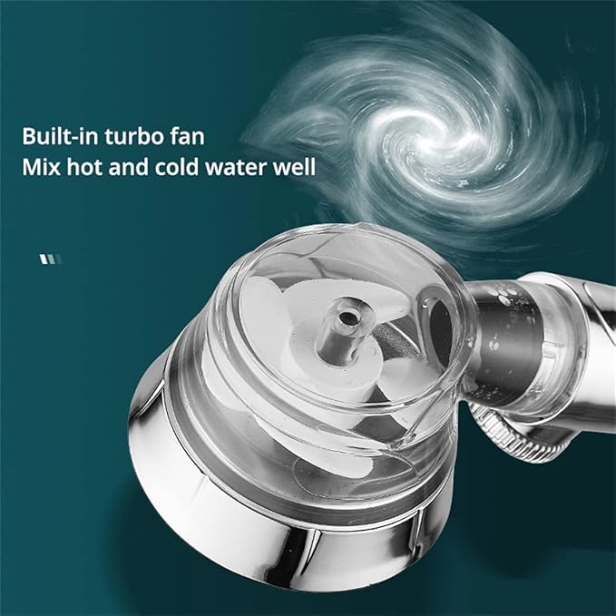 Filtered Shower Head,Shower Head with 3 Spray Modes,High Pressure Shower Head with Hose and Bracket,Hand Held Shower Head Filter for Hard Water, Water Saving Spray Soft Spa Shower Head,A