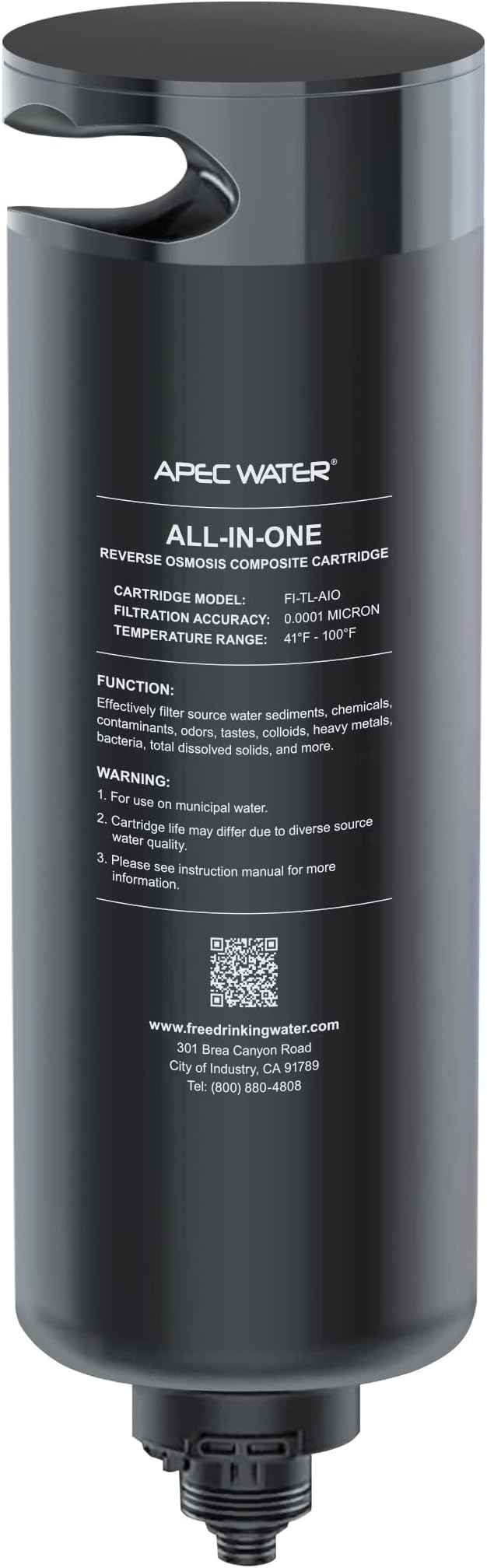 APEC WATER ROTL-AIO Replacement Filter Cartridge – 600 GPD Reverse Osmosis Filter, All in One, Removes 99% of impurities (FI-TL-AIO)