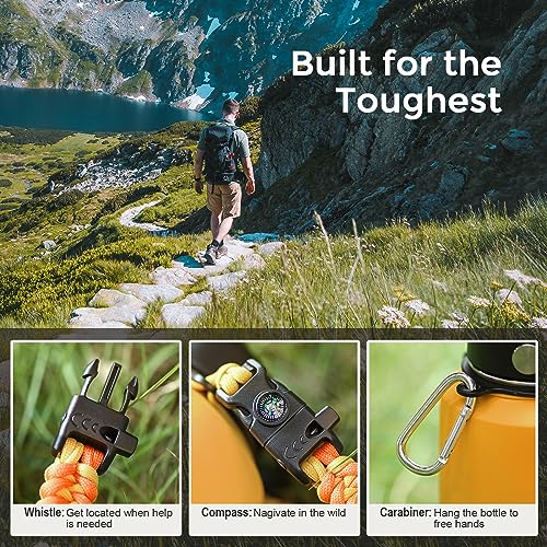 40 oz Insulated Water Bottle with Handle