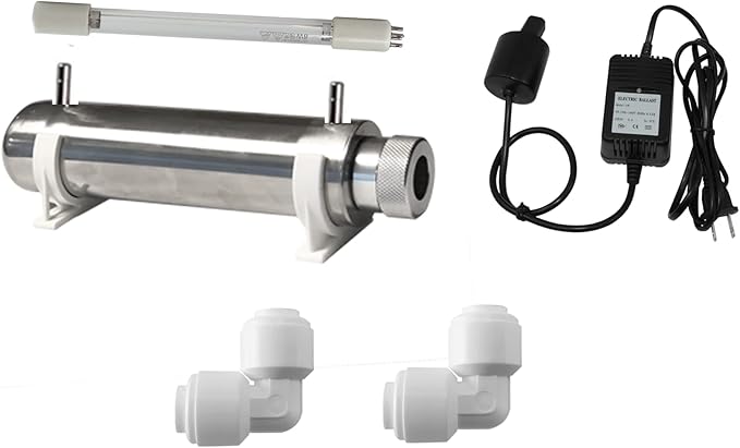 Max Water 6W / 1GPM U-V Purifier for Reverse Osmosis System/Drinking Water Filter