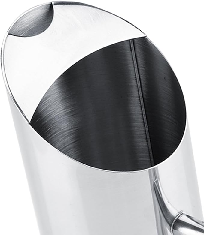Stainless Steel Water Pitcher Jug with Ice Guard - 1L Cold Drinking Water Carafe with Handle for Home & Hotel