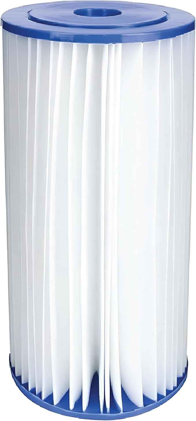 EcoPure EPW4P Pleated Whole Home Replacement Water Filter-Universal Fits Most Major Brand Systems