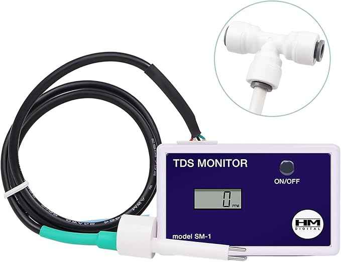 HM Digital Single in-Line SM-1 TDS Monitor 0-9990 ppm