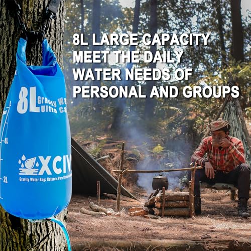 8L Gravity Water Bag for Membrane Solutions Straw Water Filter S1
