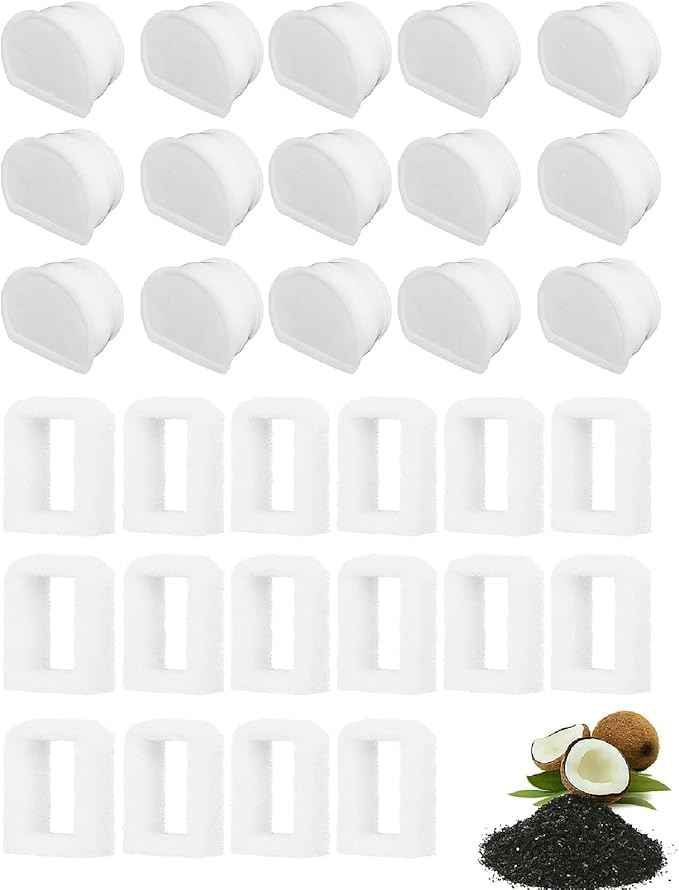 Pet Fountain Filter Replacement Compatible with Drinkwell Fountain Stainless Steel 360 Avalon, Pagoda Seascape and Sedona Water Bowl, Dog and Cat Pet Water Fountain Prefilters