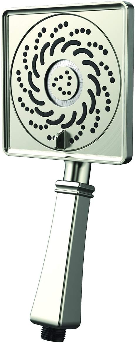 Speakman VS-5002-BN-E2 Rainier Exhilaration High Pressure Hand Held Shower Head, 2 GPM, Brushed Nickel