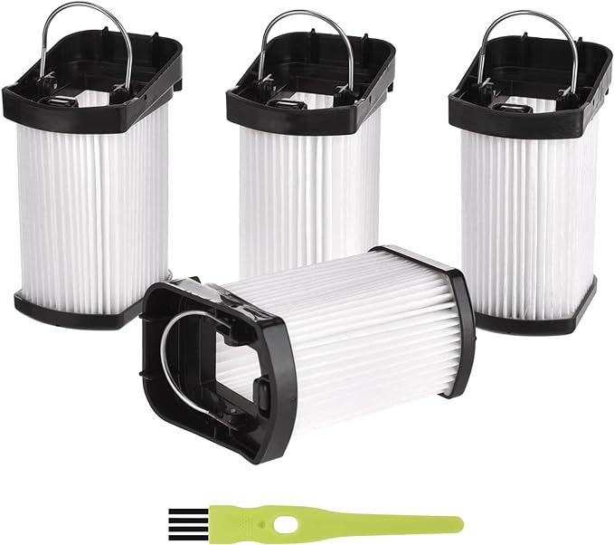 4 Pack Replacement Vacuum Filter for Shark WANDVAC POWER PET WV401BL WV401PK WV403BR WV410BL WV410GN WV410PR Cordless Handheld Vacuum, Fabric Filter Compare to Part # XFFWV400 - AquaVibe