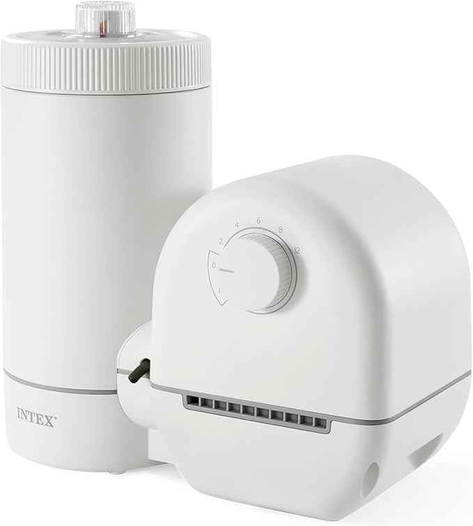 INTEX C1500 Cartridge Filter Pump for AGP: 1500 GPH Pump Flow Rate - Cartridge Gauge Indicator - HydroAeration Technology - Includes Type A Filter Cartridge - Turnover Rate/System Flow 1180 GPH
