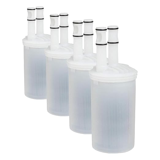 EcoPure EPWHEF Whole Home Replacement Filter, Transparent/White (Pack of 4)