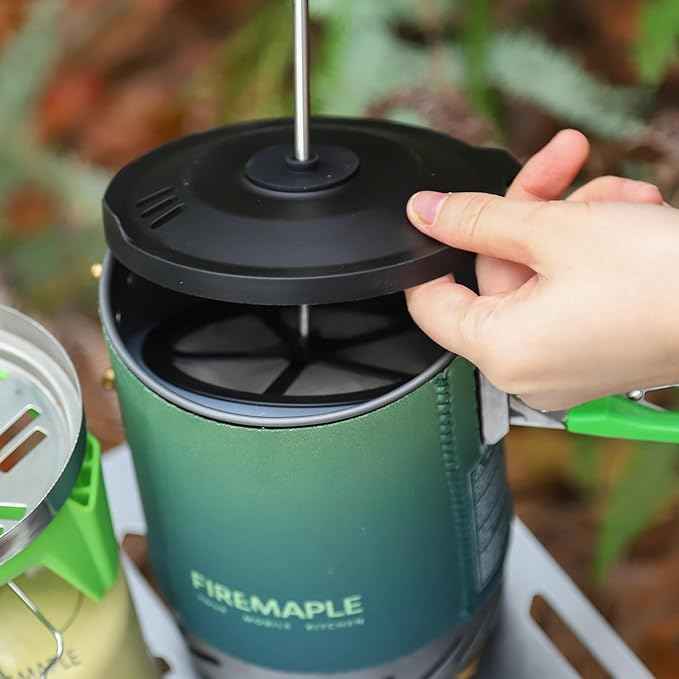 Fire-Maple Fixed Star X2 Backpacking and Camping Stove System Outdoor Propane Camp Cooking Gear Portable Pot Jet Burner Set Ideal for Hiking, Trekking, Fishing, Hunting Trips and Emergency Use
