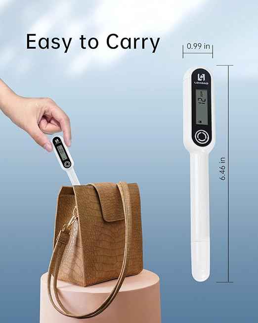 4 in 1 TDS Meter, 0-9999 PPM, Water Tester for Drinking Water, TDS Water Tester/EC/Temp(℃,℉), Pure Titanium Probe, High Precision Pen-Style Water Quality Meter, Ideal for Digital Water Quality Tester