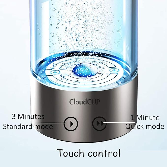 Hydrogen Water Generator SPE/PEM Membrane Technology Hydrogen Water Ionizer| High Grade Titanium Plates Portable Molecular Hydrogen Cup