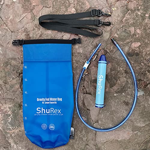 6L Gravity Fed Water Filtration System with Adjustable Tree Strap