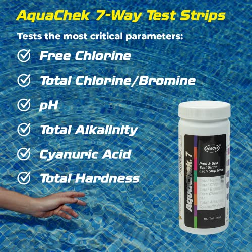 7 Way Pool and Spa Test Strips (100 Count)