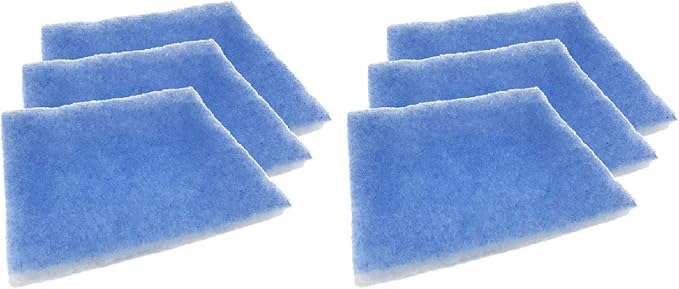 Nispira Replacement Polyester Filters Compatible with BetterVent Indoor Lint Dryer Vent, A pack of 6 Filters - AquaVibe