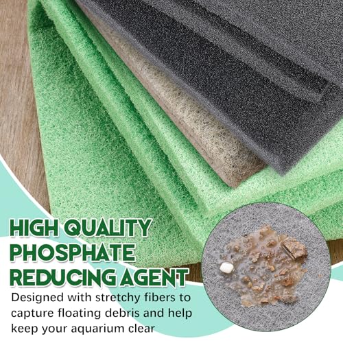 4 Pack Aquarium Filter Media Pads (4 Count)