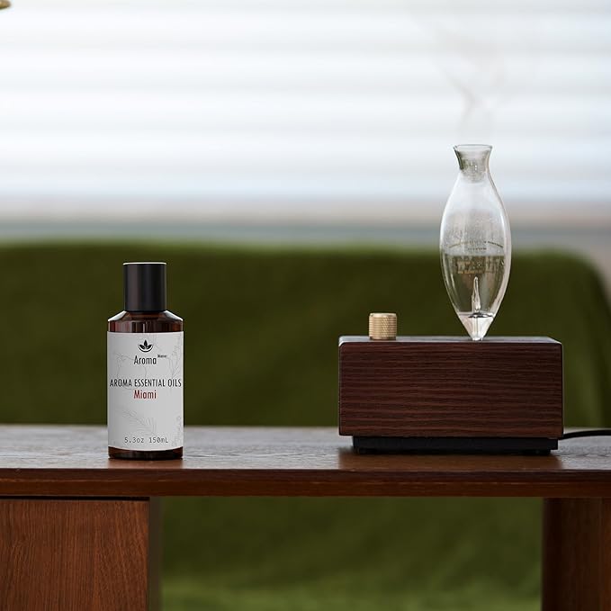 Diffuser Oils Scents - Miami Essential Oil Blend - Luxury Hotel Inspired Home Aromatherapy Diffuser Oil - Pear, Lily of The Valley, Cedar - for Diffuser, Humidifier, Ultrasonic, Reed - 150ML