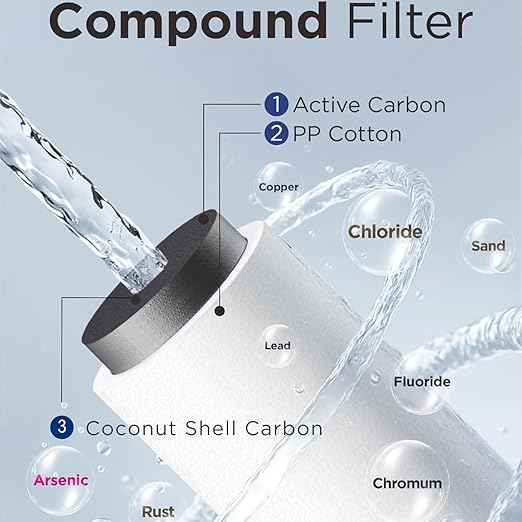 20'' Whole House Water Filter System with 4 Modes and Bypass Design,Removes Iron,Sediment & Rust,Freeze Proof,High Flow Pre-Filtration System for Well Water & Large Houses (Single stage,Black)