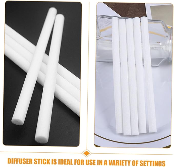 50pcs Perfume Diffuser Sticks for Humidifiers and Car Absorbent Replacement Wicks Volatile Fragrance Diffuser Sticks for Lasting - AquaVibe