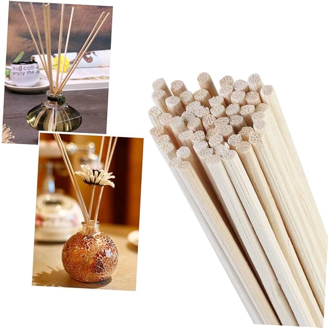 STOBAZA 150pcs Essential Oil Diffusers Sticks Replacement Aroma Diffuser Sticks Natural Rattan Humidifier - AquaVibe