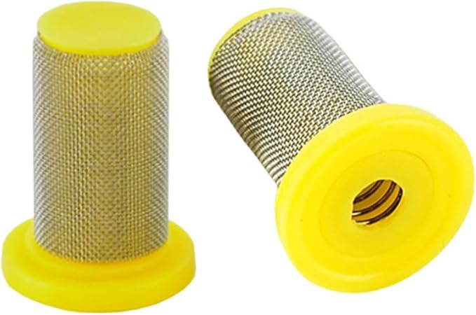 TopHomer 12 Packs Stainless Steel Strainer Spraying Nozzle Mesh Filter with Anti-Drip Design for Spraying Operations Waterproof Engineering (200 Mesh)