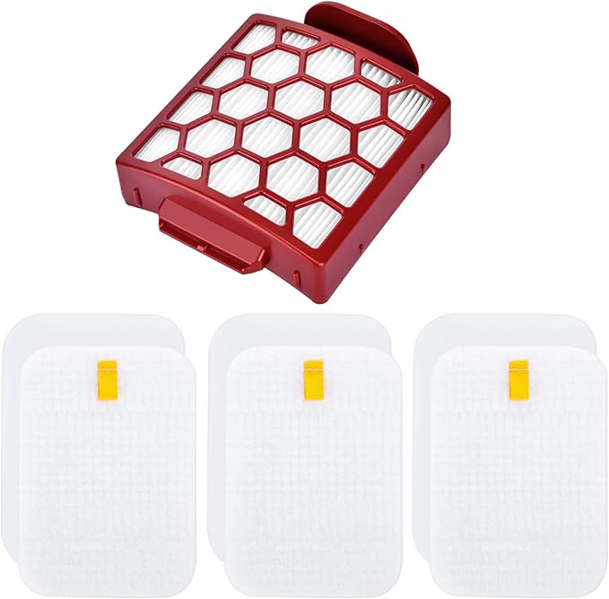 Artraise Vacuum Filter Replacement for Shark Navigator Pet Plus ZU51 NV150 NV251 NV255 and Zero-M Self-Cleaning Brushroll Pet Pro ZU62 ZU62C ZU60 ZU102 Upright Vacuum, Part #1238FT60 & 1239FT60 - AquaVibe