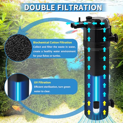 Aquarium Filter Fish Tank Filter with U